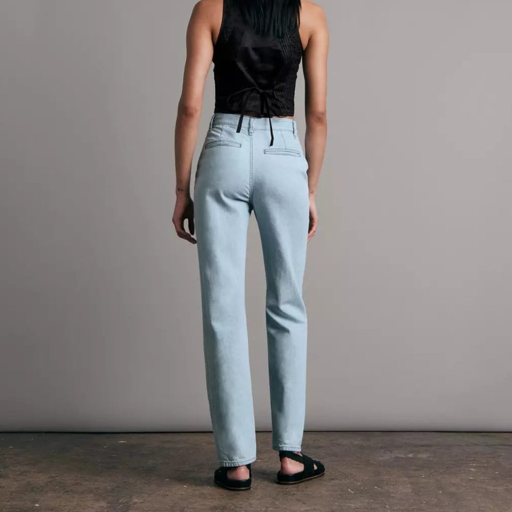 Rag & Bone Alex High-Rise Straight in Light Indigo